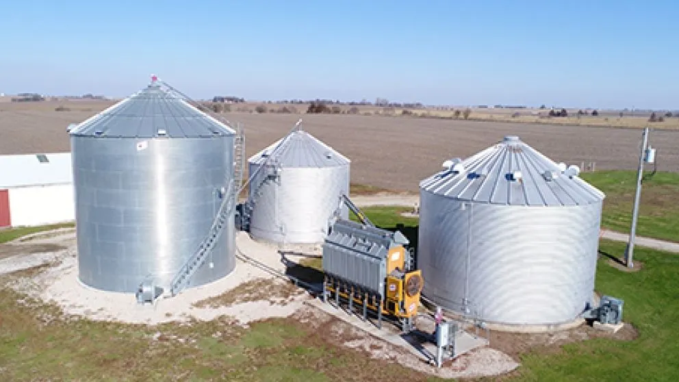 Farm Grain Silos