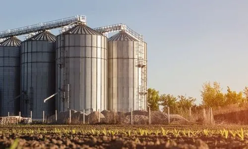 Stainless Steel Round Grain Storage Silos